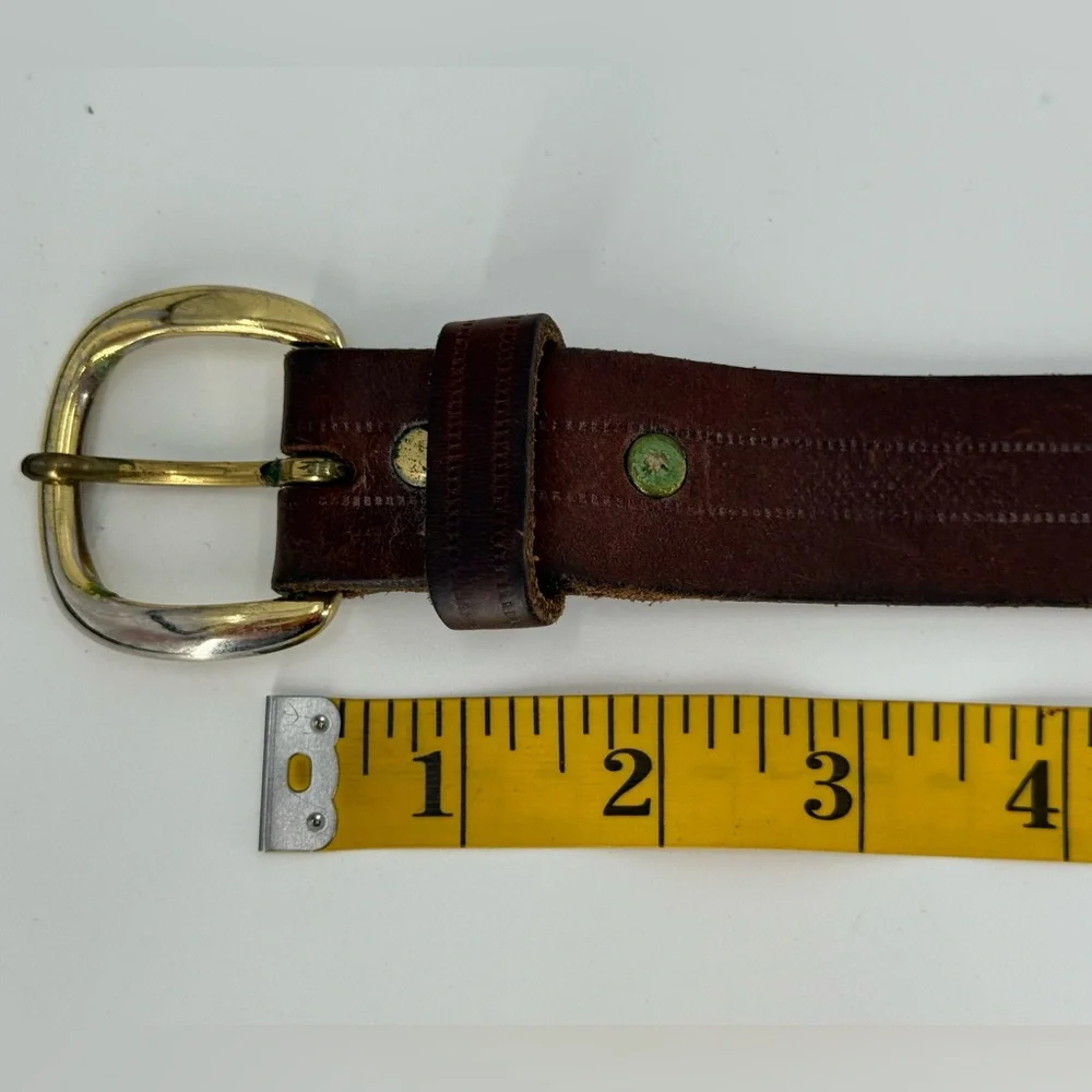 Vintage Men’s Brown Leather‎ Belt 42